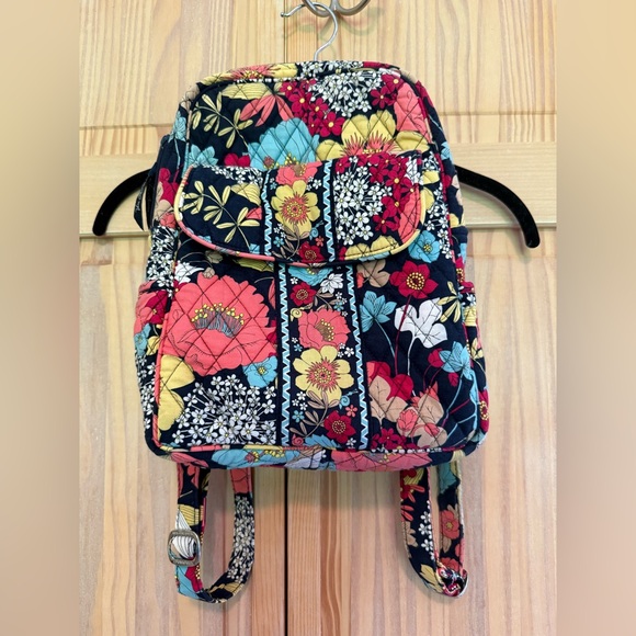 Vera Bradley Small Floral Women's Backpack - Picture 1 of 11